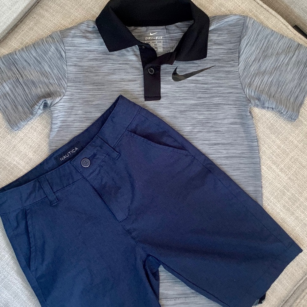 NIKE Sweat Proof Shirt + NAUTICA Trunks (BOTH)!!!!